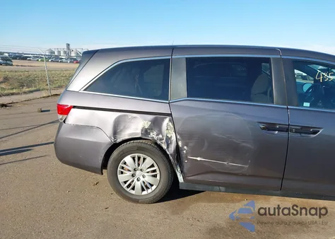 2015 Honda Odyssey Lx из США, поврежденный, VIN 5FNRL5H29FB012059